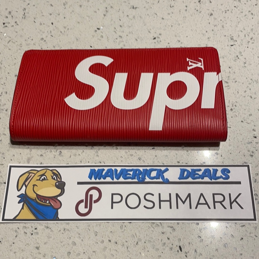 Louis Vuitton x Supreme Brazza Wallet - Picture 3 of 5